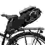 Wozinsky geräumige Fahrrad Satteltasche Satteltasche groß 12l schwarz (WBB9BK)