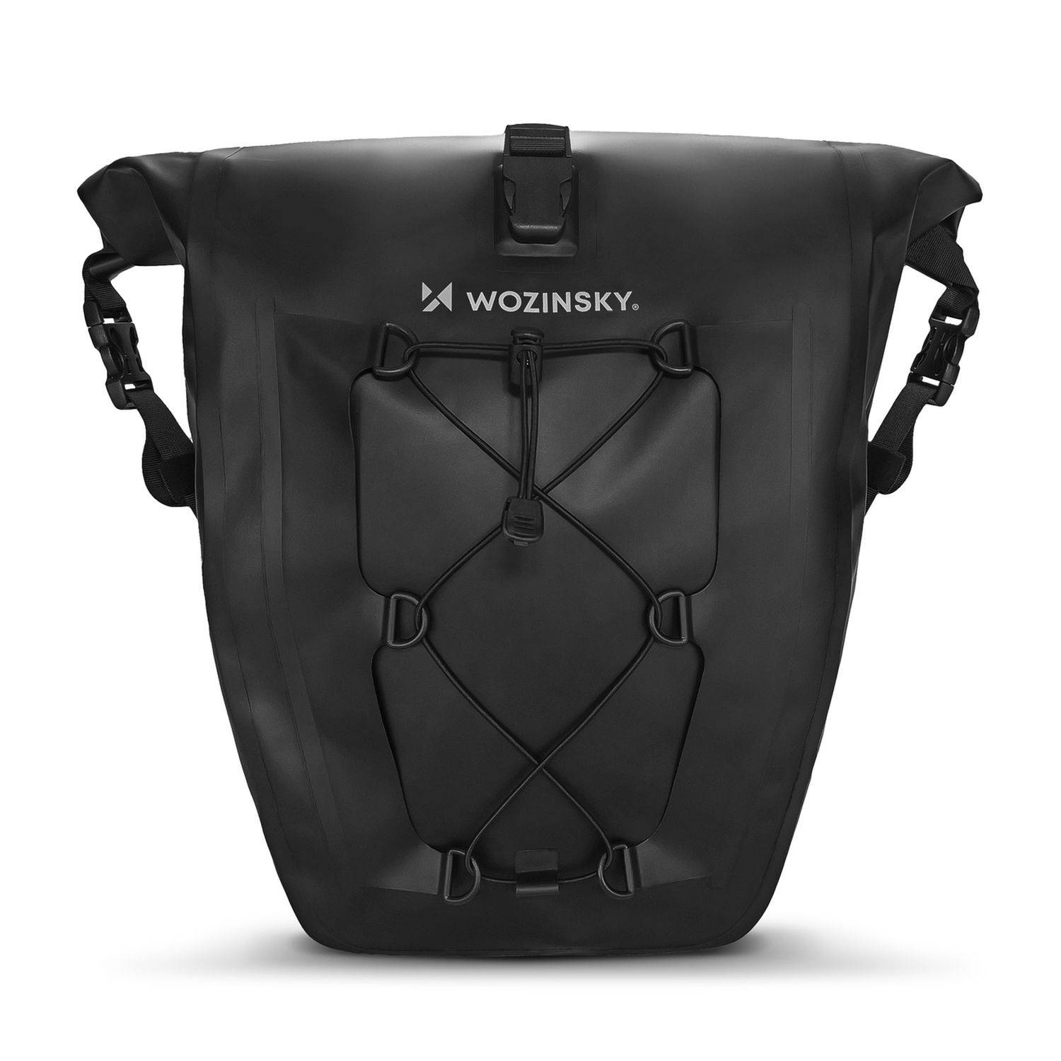 Wozinsky wasserdichte Fahrradtasche Kofferraumtasche Gepäcktasche 25l Schwarz