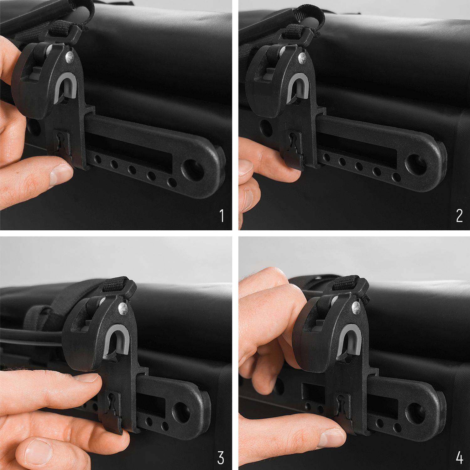 Wozinsky wasserdichte Fahrradtasche Kofferraumtasche Gepäcktasche 25l Schwarz