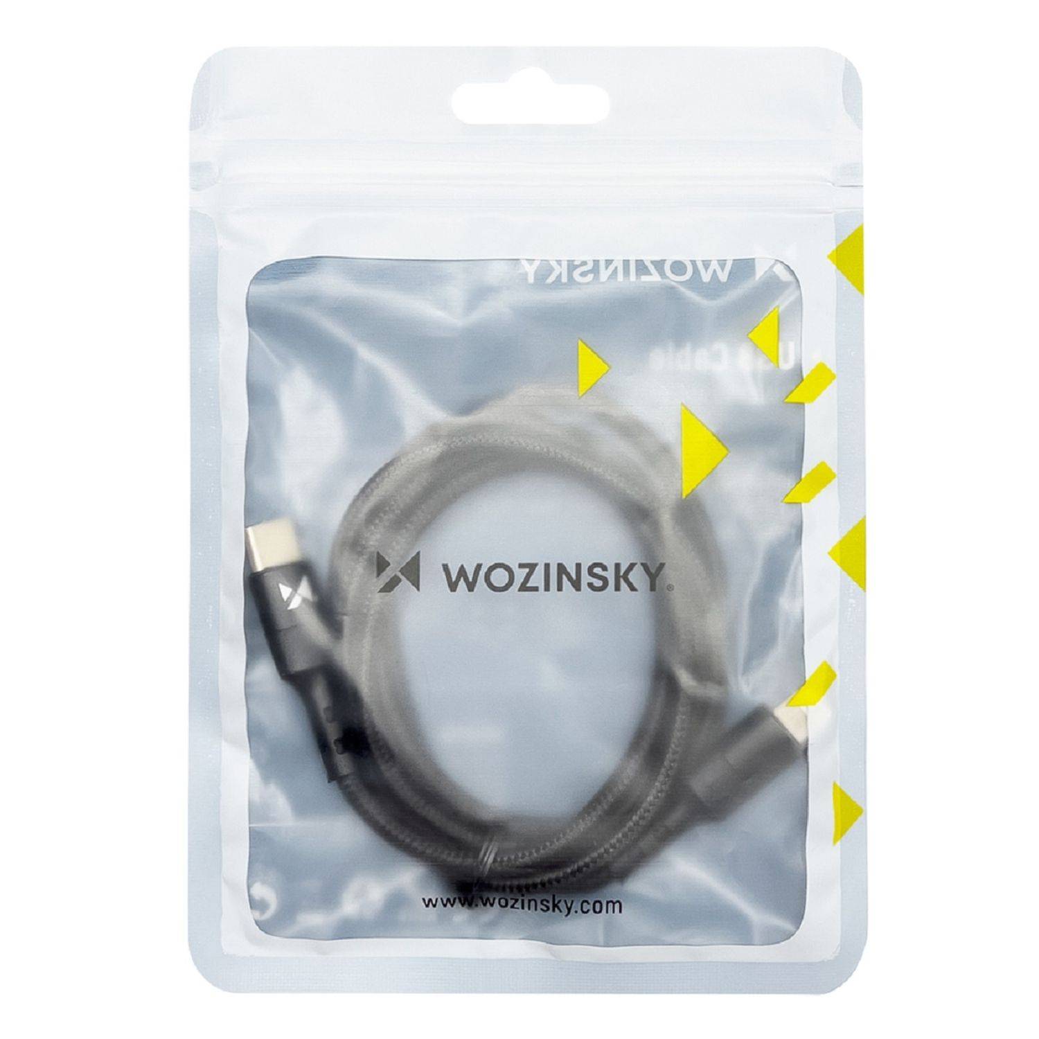 Wozinsky Ladekabel USB Typ C Kabel - iPhone Anschluss Power Delivery 18W Schwarz 2m