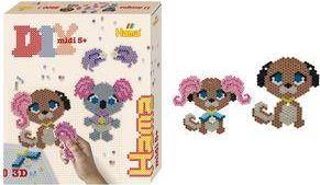 Hama Bügelperlen midi ''Tier Salon'', Geschenkpackung Durchmesser Bügelperle midi: 5,0 mm,