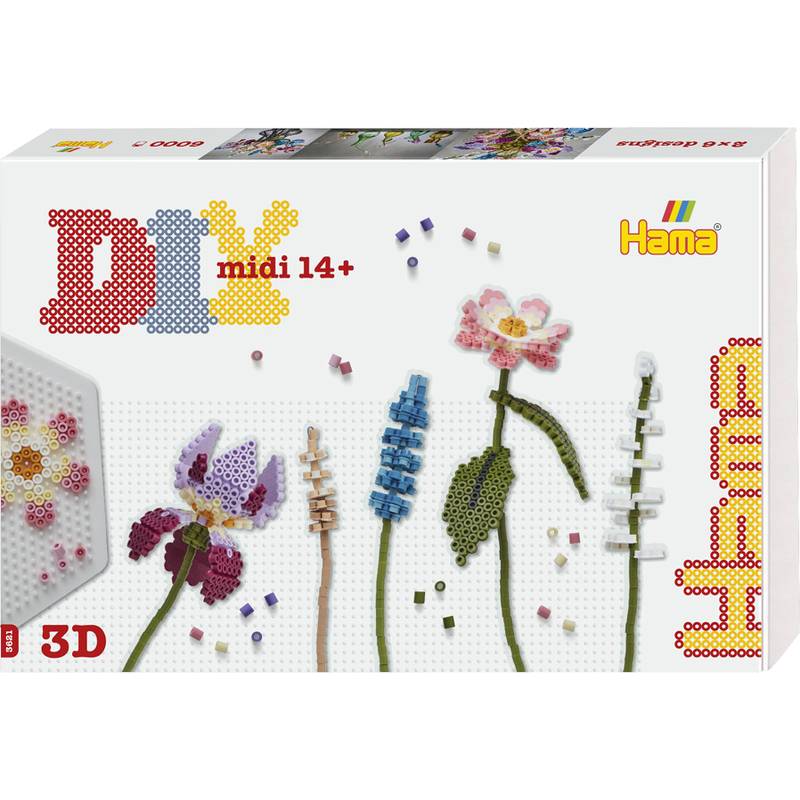 Hama Bügelperlen midi Art "Blumenstrauß", Geschenkpackung