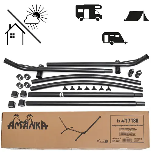 310x100 Hängemattengestell Outdoor 120kg - Metall Ständer Hängematte Gestell 310x100 Hängemattengestell Outdoor 120kg - Metall Ständer Hängematte Gestell