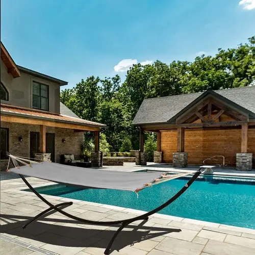 Bis 100kg: Outdoor Stabhängematte 1 Person - 190x80cm Hängematte Garten & Balkon Bis 100kg: Outdoor Stabhängematte 1 Person - 190x80cm Hängematte Garten & Balkon