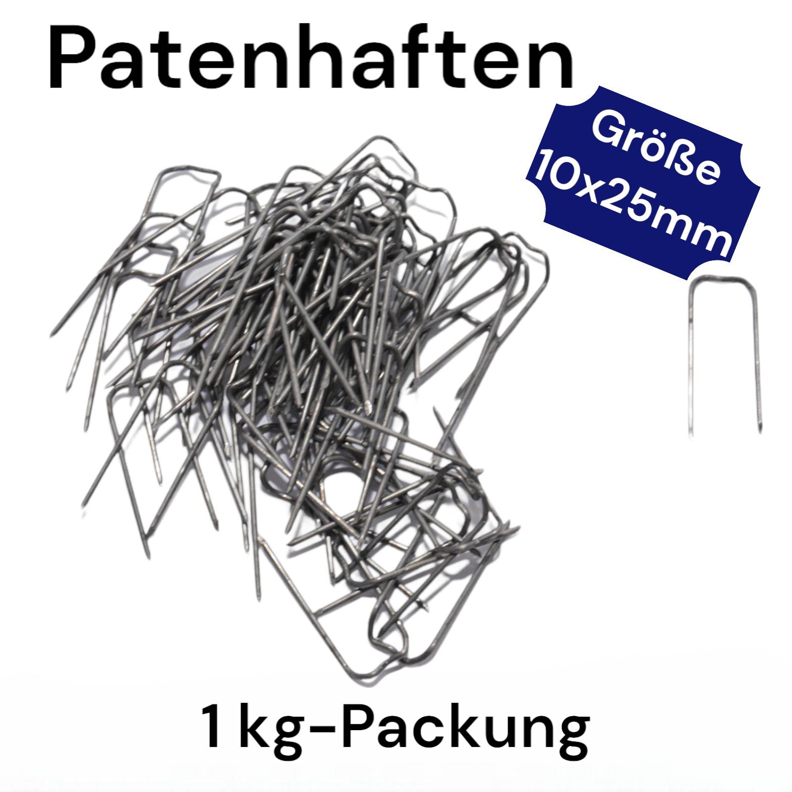 Patenthaften Haften Krampen Römer Adventskranz Mooshaften Basteln 10x25mm 1kg
