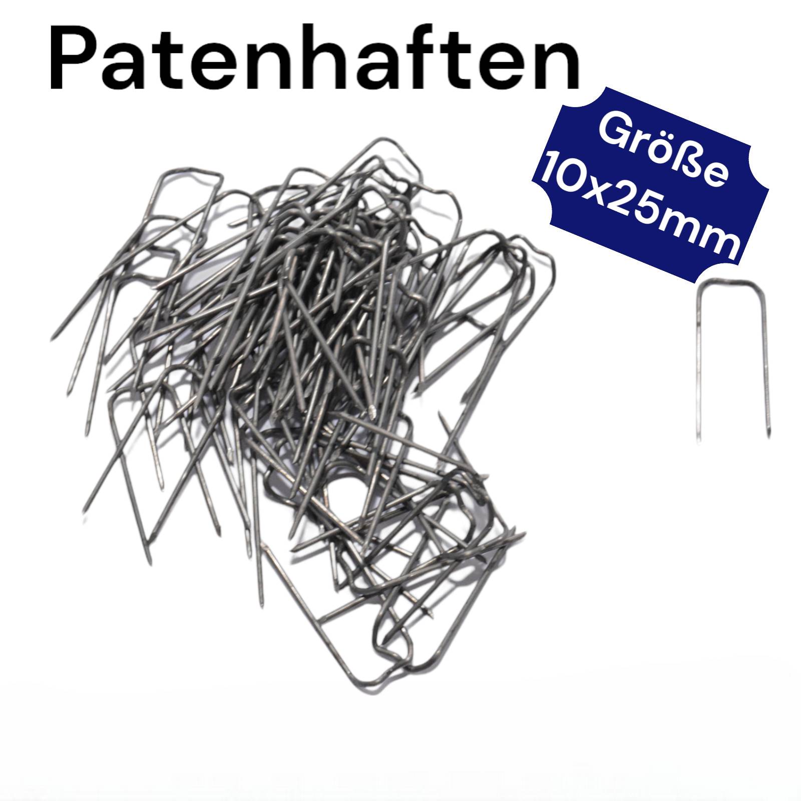 Patenthaften Haften Krampen Römer Adventskranz Mooshaften Basteln 10x25mm 1kg