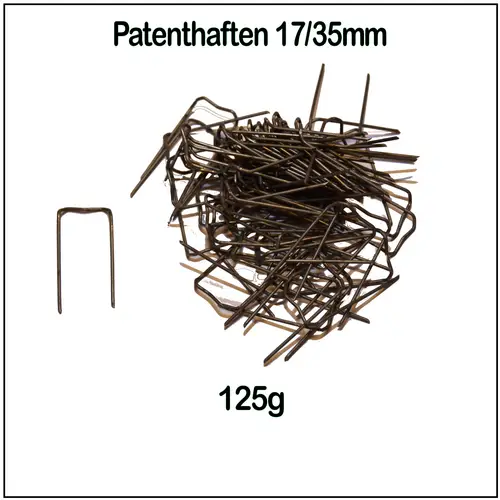 Patenthaften Haften Krampen Römer Adventskranz Mooshaften Basteln 17x35mm 125g Patenthaften Haften Krampen Römer Adventskranz Mooshaften Basteln 17x35mm 125g
