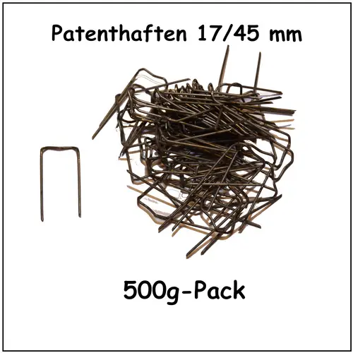 Patenthaften Haften Krampen Römer Adventskranz Mooshaften Basteln 17x45mm 500g Patenthaften Haften Krampen Römer Adventskranz Mooshaften Basteln 17x45mm 500g