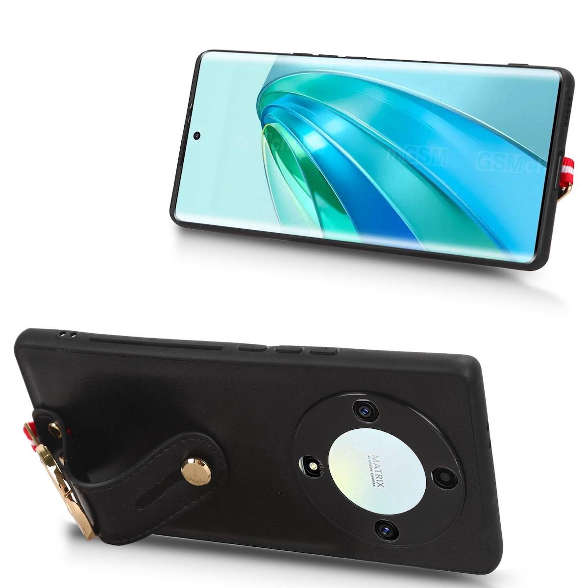 Für Honor Magic5 Lite / X9a / X40 Handy Hülle mit Armband / Ringhalter