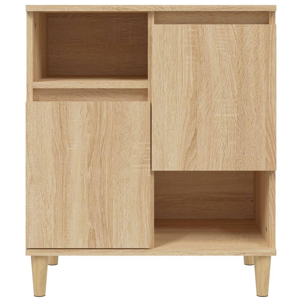 vidaXL Sideboards 3 Stk. Sonoma-Eiche 60x35x70 cm Holzwerkstoff