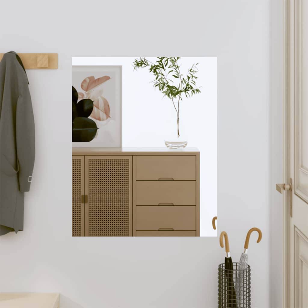 vidaXL Wandspiegel 50x60 cm Glas Rechteckig