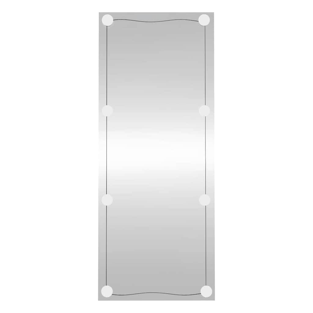 vidaXL Wandspiegel mit LED-Leuchten 40x100 cm Glas Rechteckig