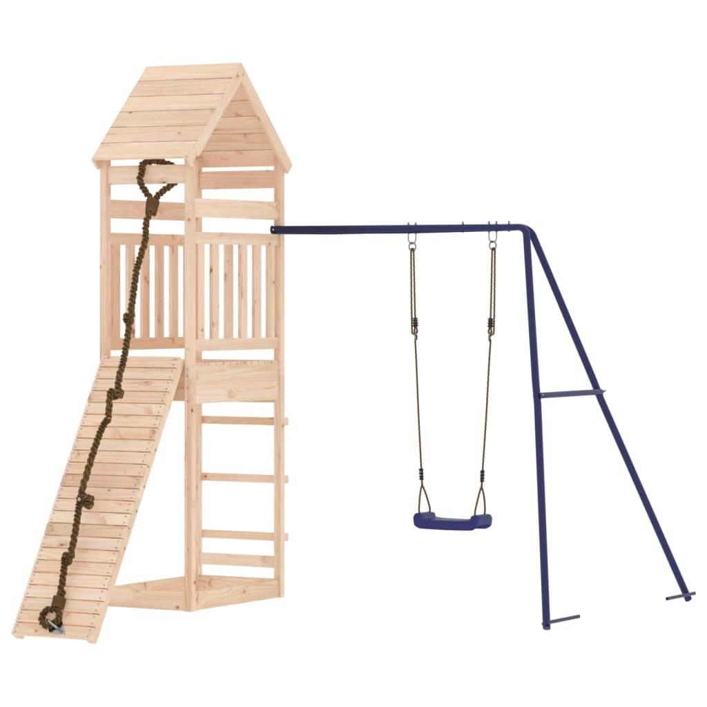 vidaXL Spielturm Massivholz Kiefer