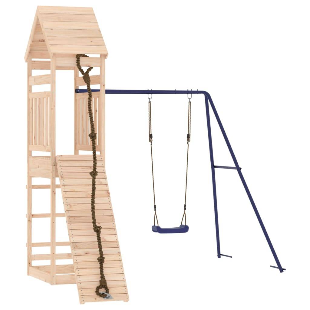 vidaXL Spielturm Massivholz Kiefer