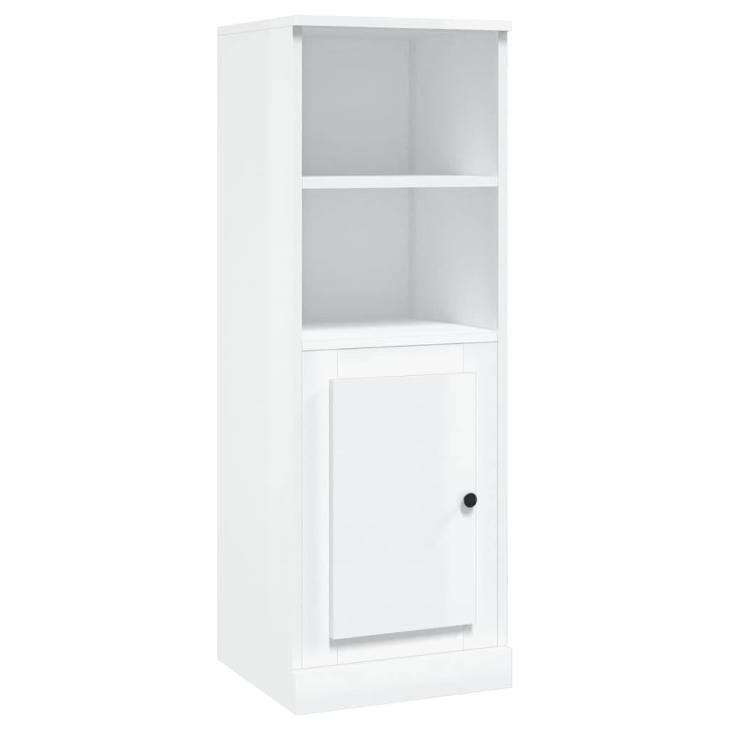 vidaXL Highboard Hochglanz-Weiß 36x35,5x103,5 cm Holzwerkstoff