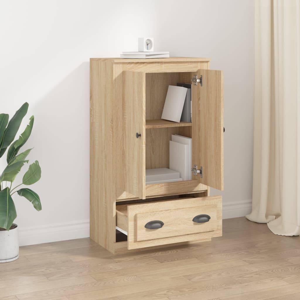 vidaXL Highboard Sonoma-Eiche 60x35,5x103,5 cm Holzwerkstoff