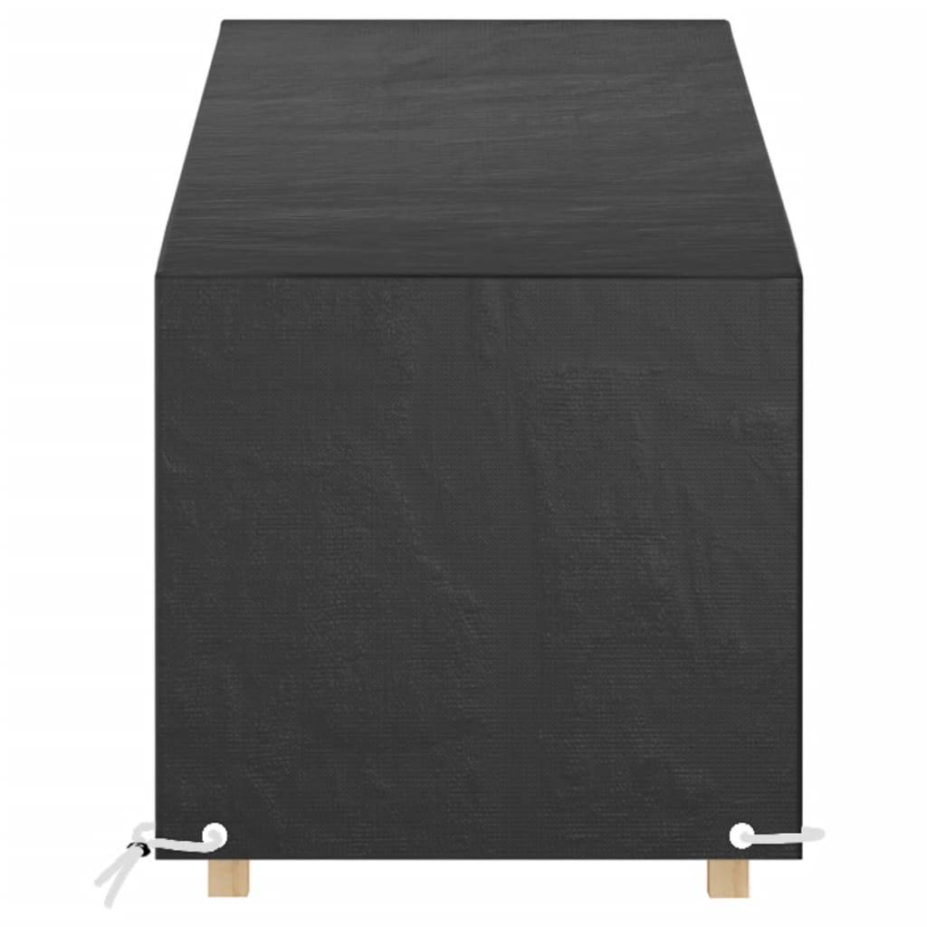 vidaXL Abdeckungen für Sonnenliegen 2 Stk. 12 Ösen 200x65x35/60 cm