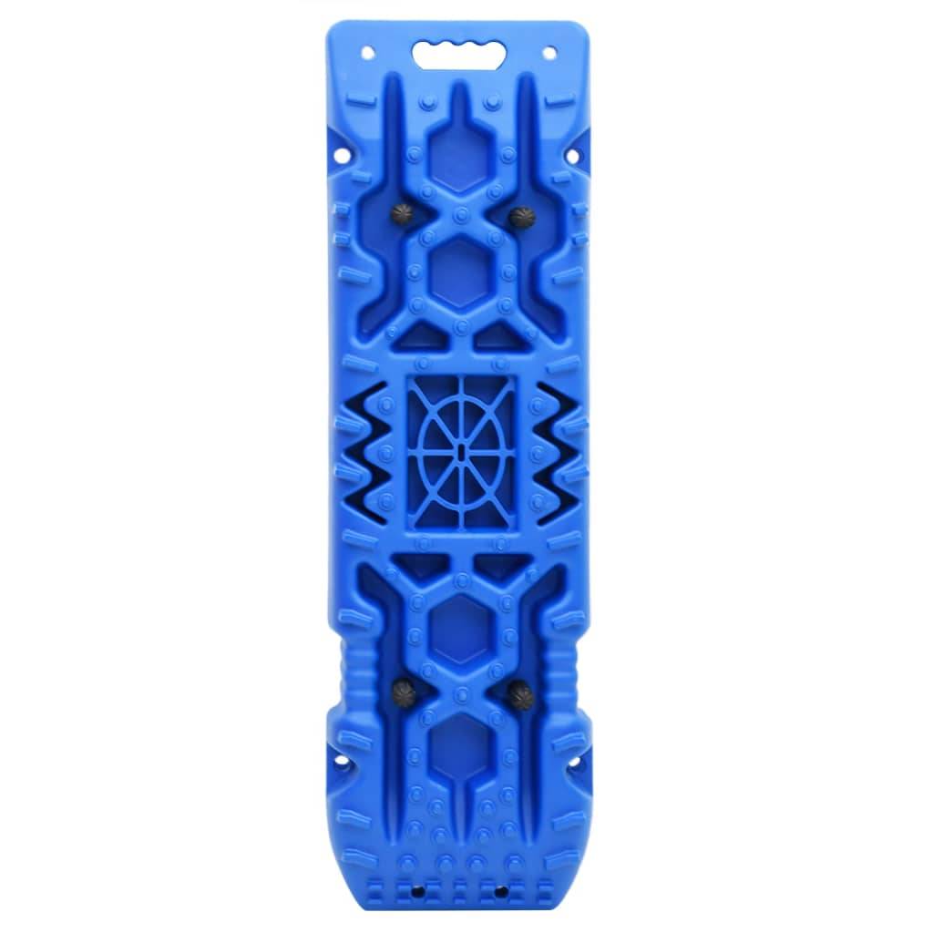 vidaXL Traktionsmatten 2 Stk. Blau 107x31x7 cm Nylon