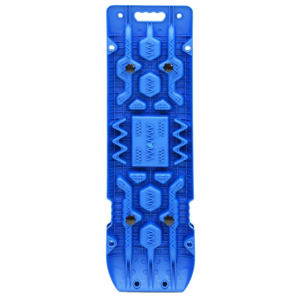 vidaXL Traktionsmatten 2 Stk. Blau 107x31x7 cm Nylon