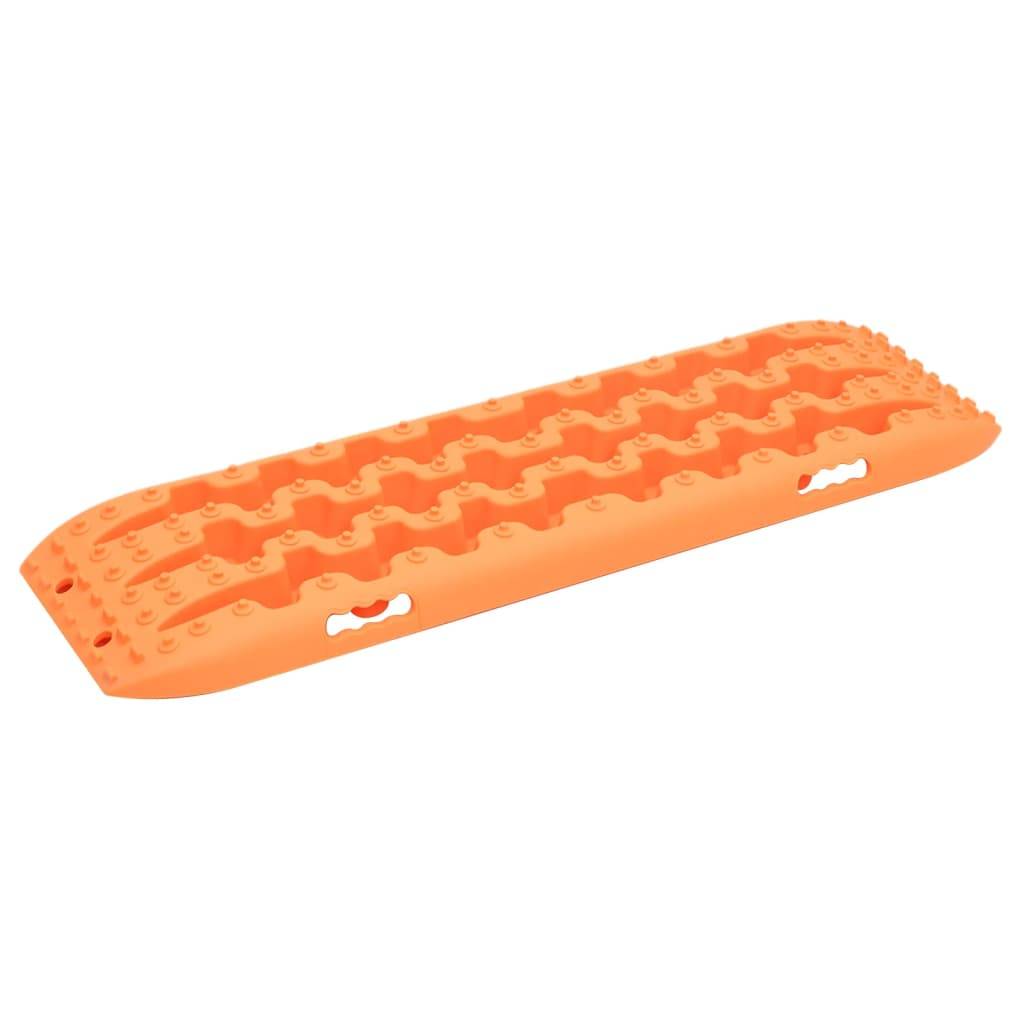 vidaXL Traktionsmatten 2 Stk. Orange 106x30,5x7 cm Nylon