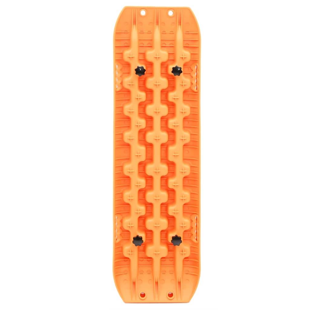 vidaXL Traktionsmatten 2 Stk. Orange 106x30,5x7 cm Nylon