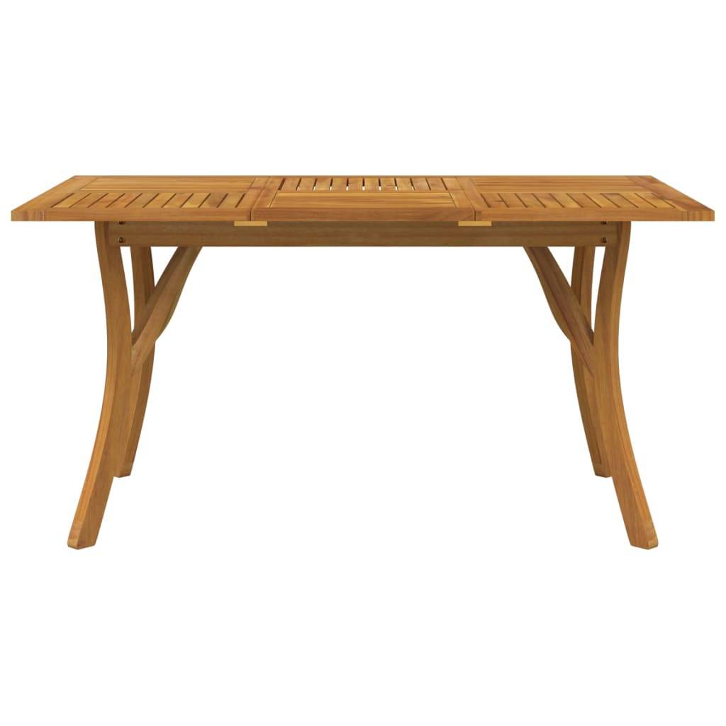 vidaXL Gartentisch 150x90x75 cm Massivholz Akazie