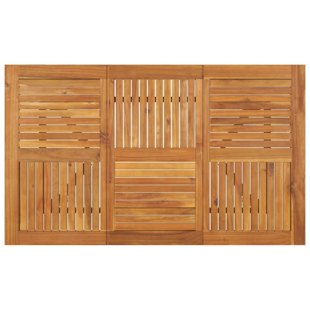 vidaXL Gartentisch 150x90x75 cm Massivholz Akazie