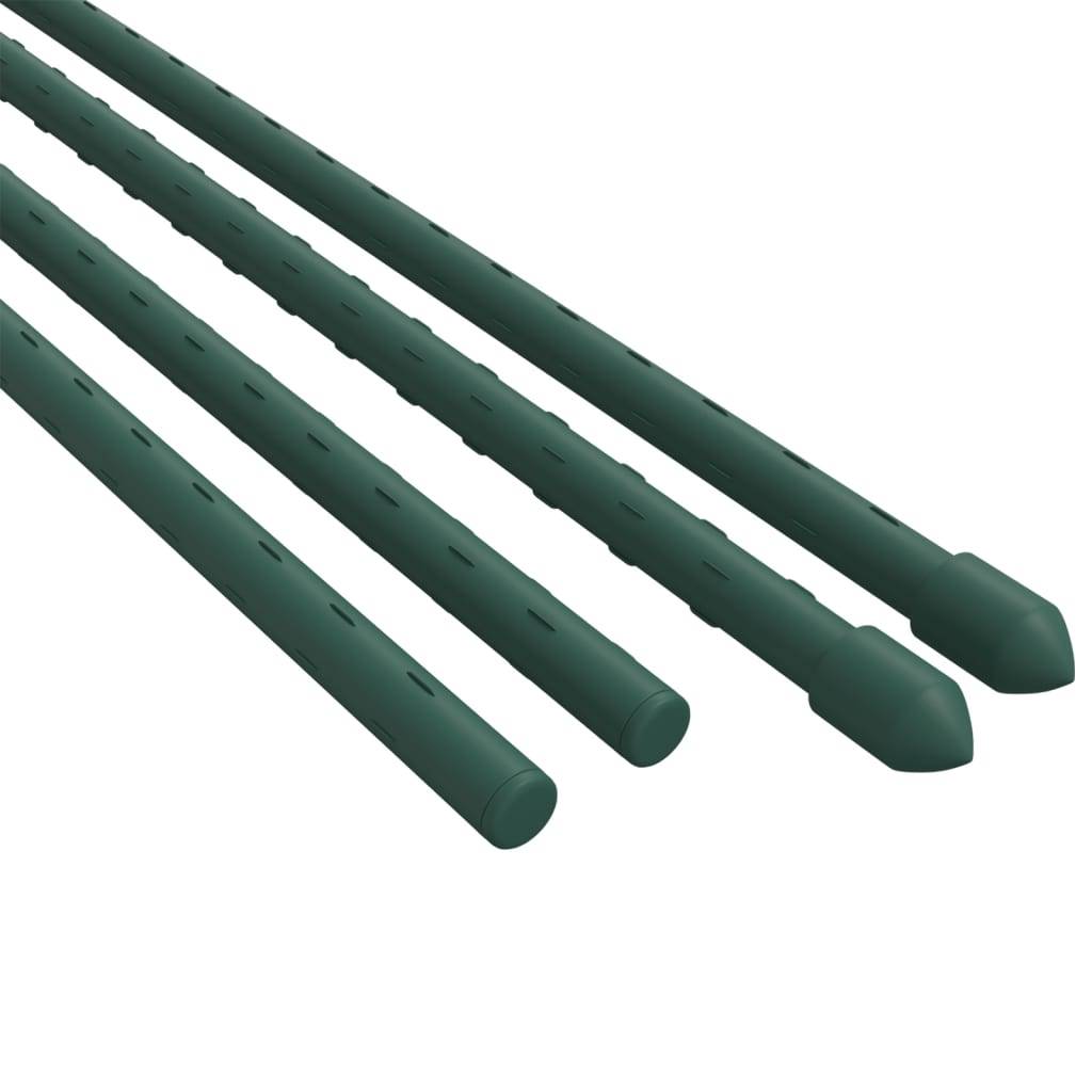 vidaXL Pflanzenstützen 30 Stk. Grün 90 cm Stahl