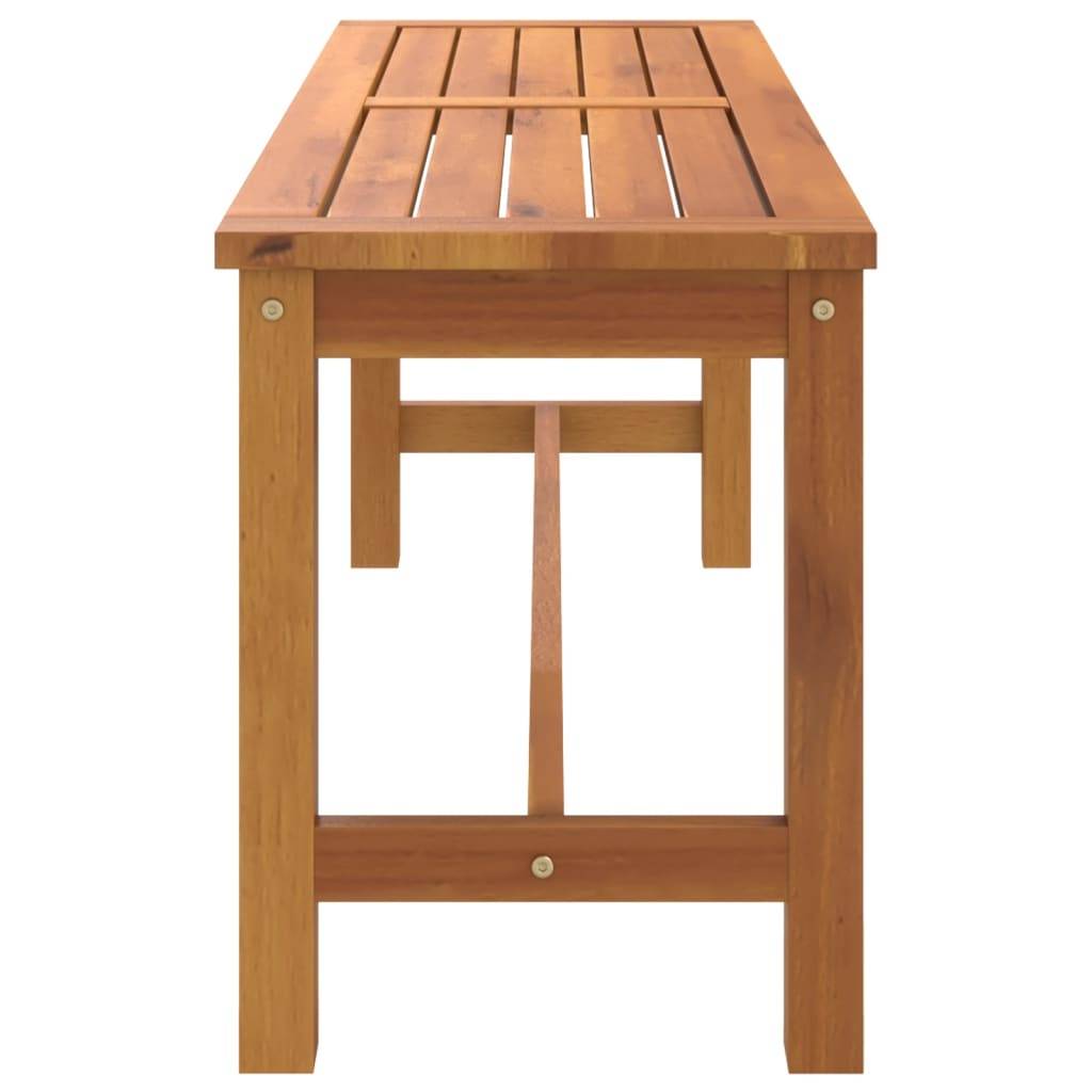 vidaXL Gartenbank 110x35x45 cm Massivholz Akazie