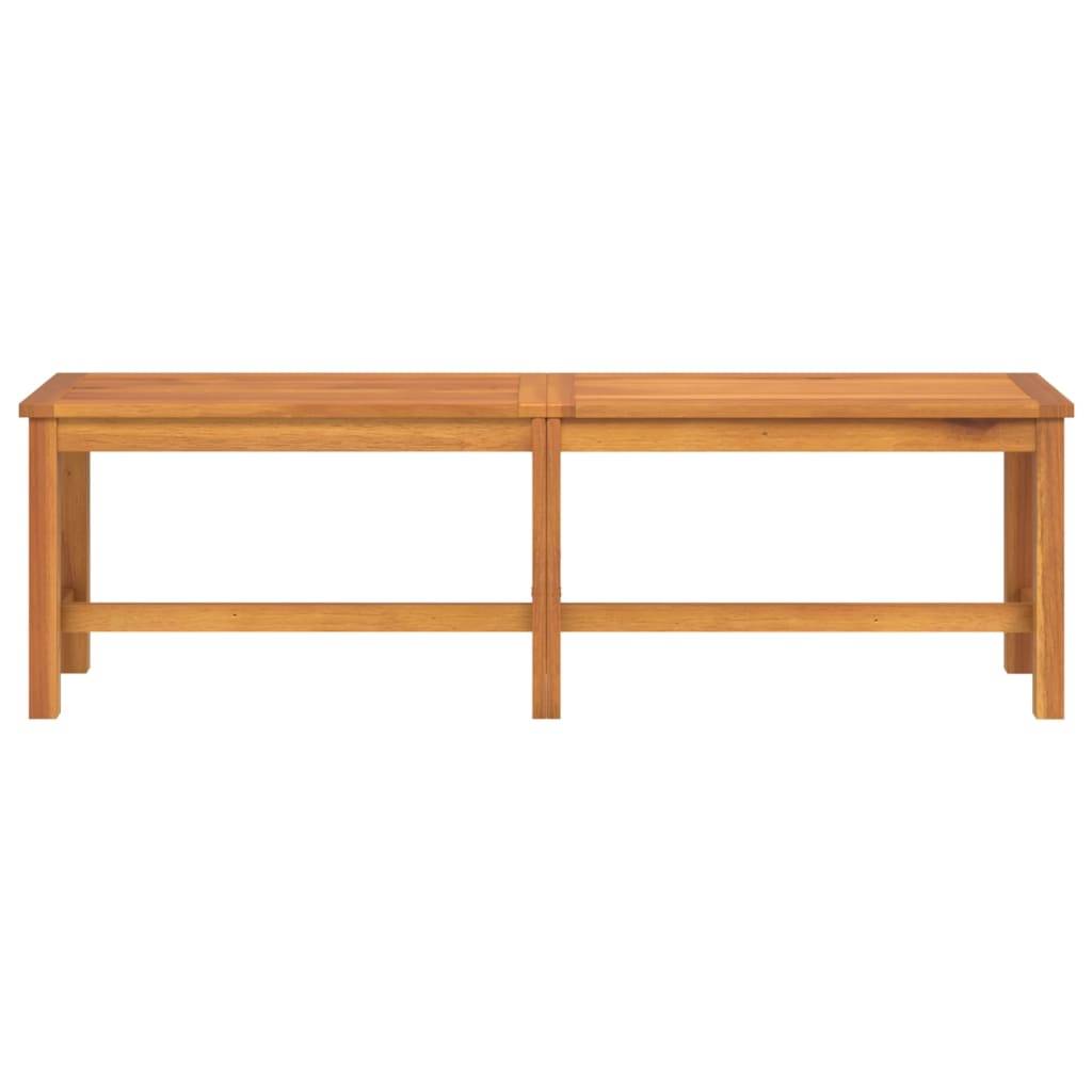 vidaXL Gartenbank 150x35x45 cm Massivholz Akazie