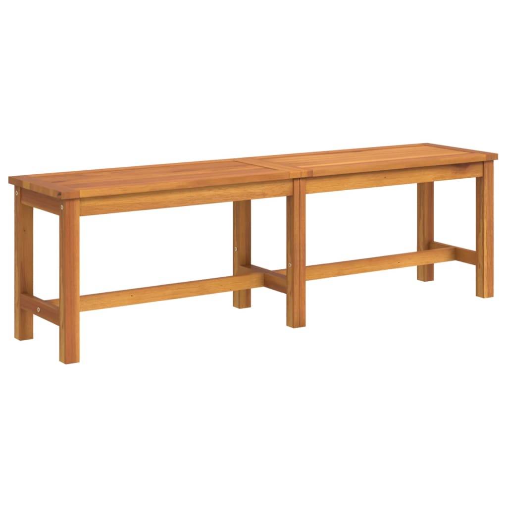vidaXL Gartenbank 150x35x45 cm Massivholz Akazie