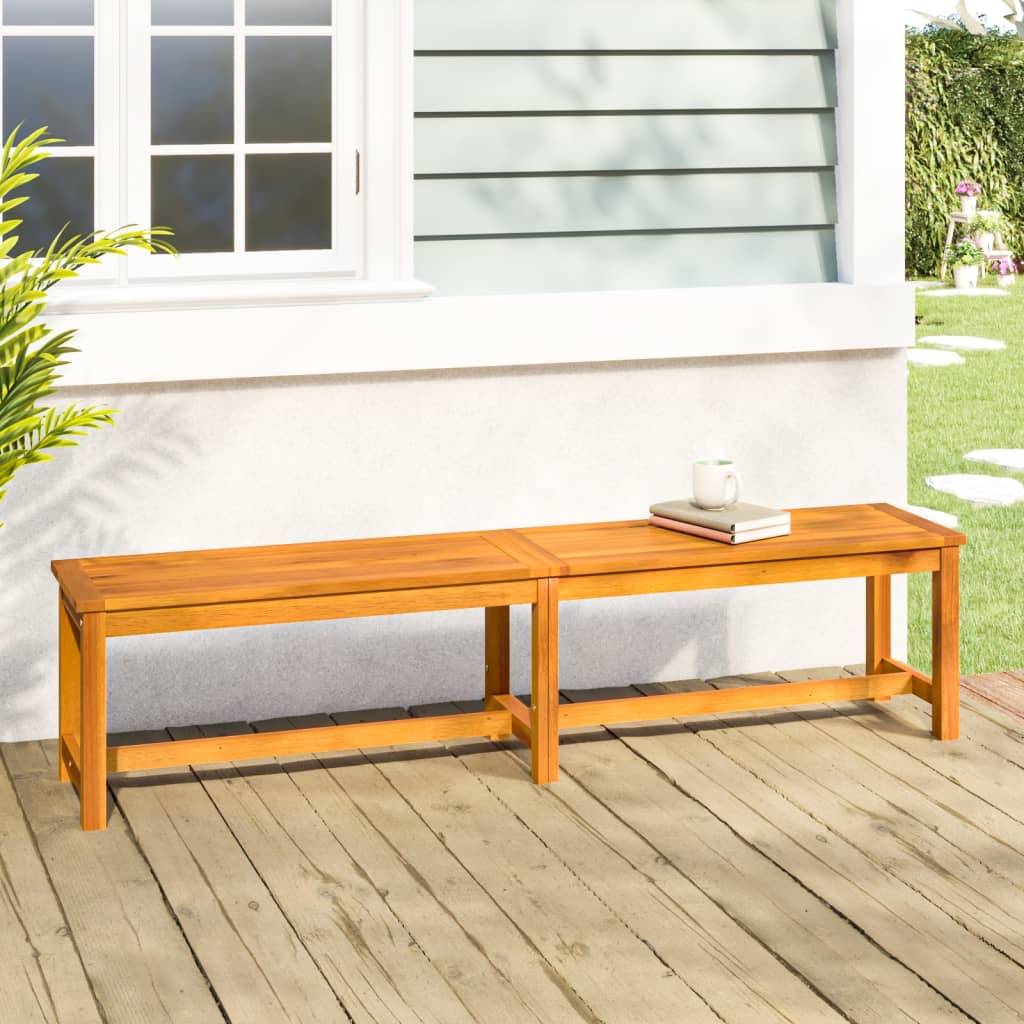 vidaXL Gartenbank 180x35x45 cm Massivholz Akazie