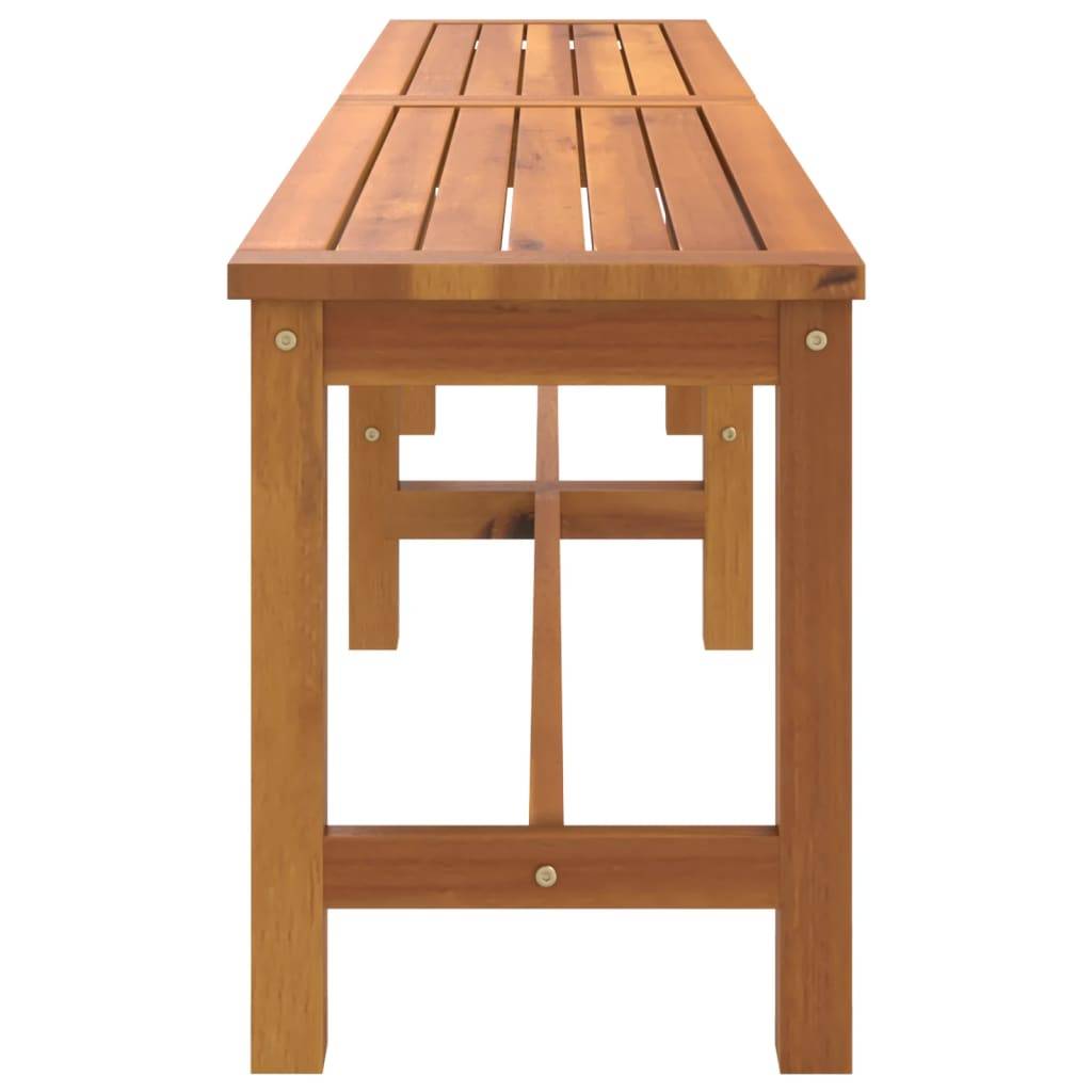 vidaXL Gartenbank 180x35x45 cm Massivholz Akazie