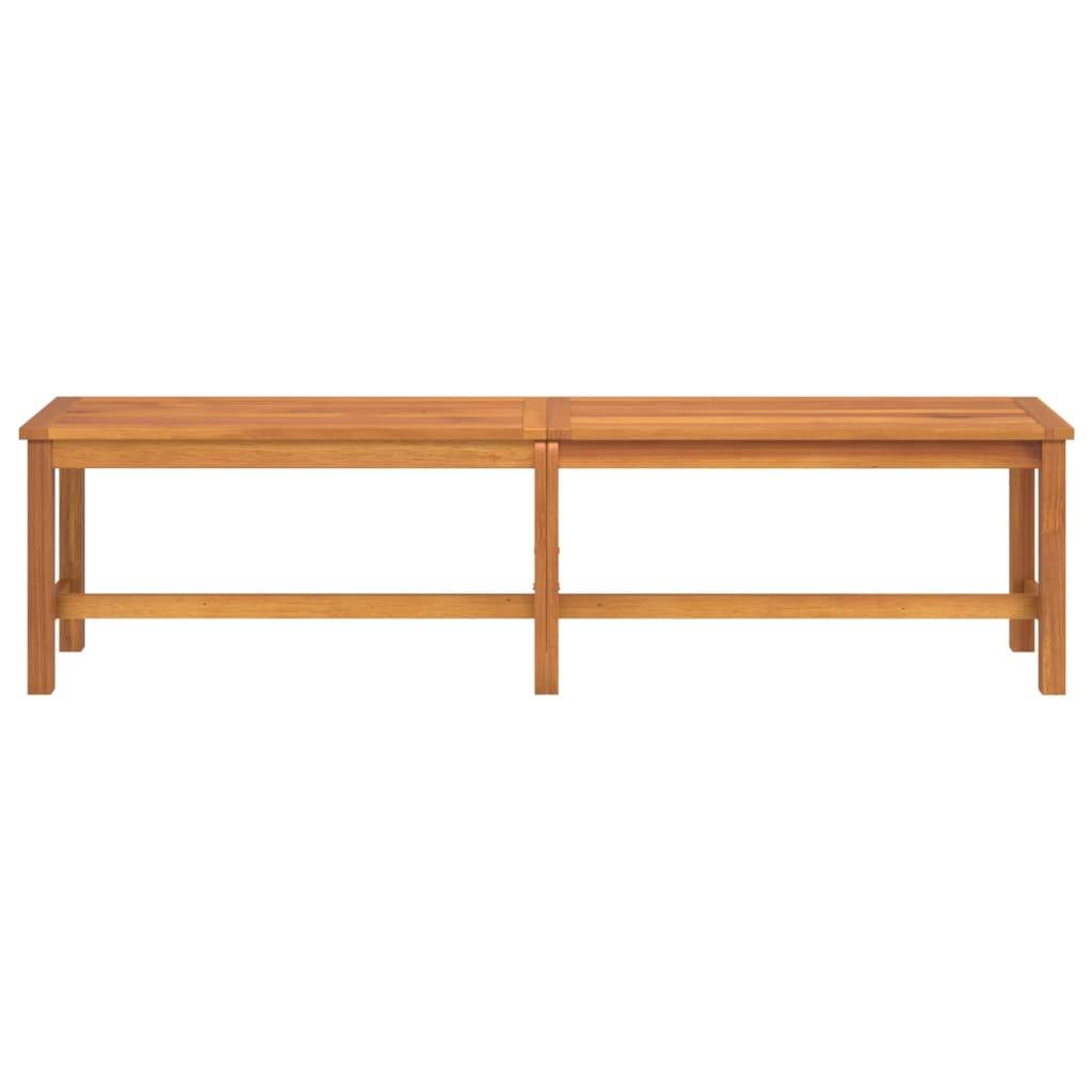 vidaXL Gartenbank 180x35x45 cm Massivholz Akazie