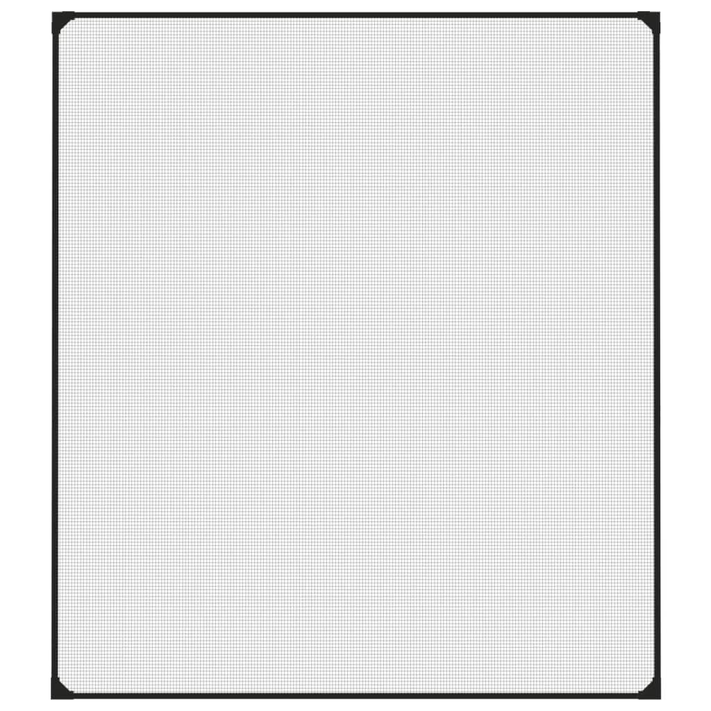 vidaXL Magnet-Insektenschutz für Fenster Anthrazit 130x150 cm