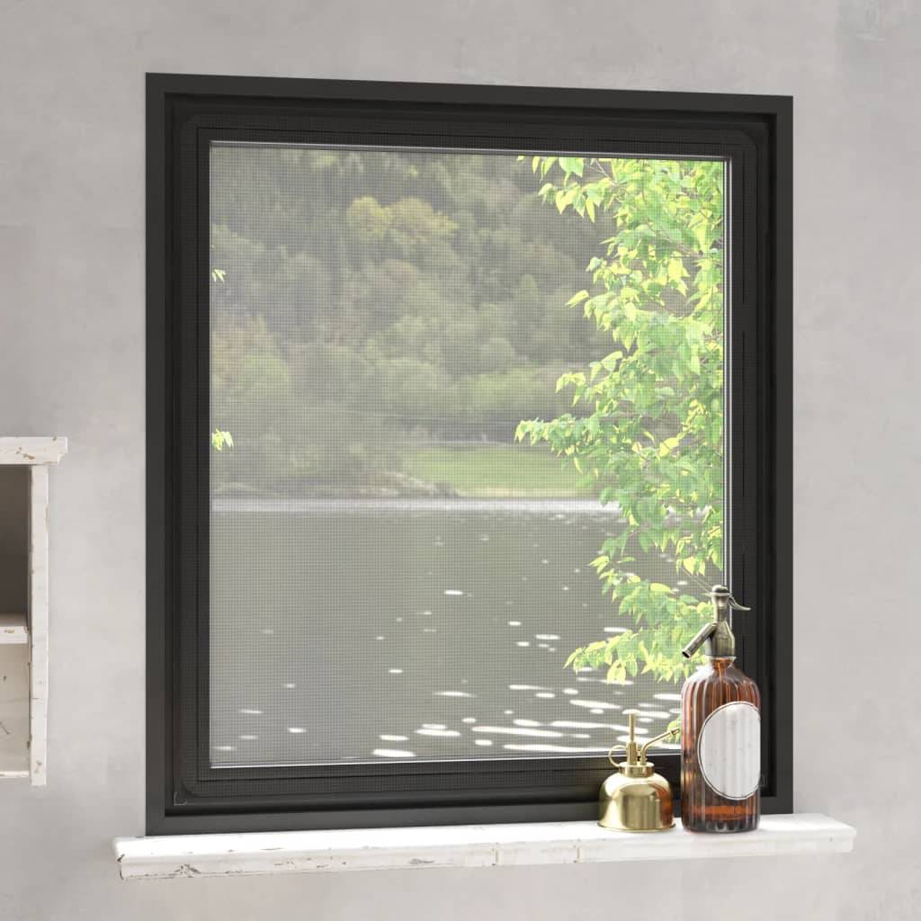 vidaXL Magnet-Insektenschutz für Fenster Anthrazit 120x140 cm