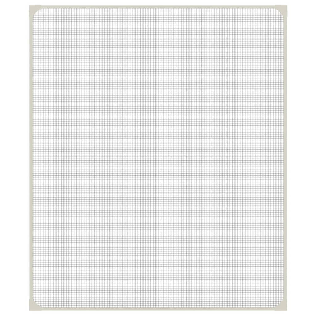 vidaXL Magnet-Insektenschutz für Fenster Weiß 100x120 cm