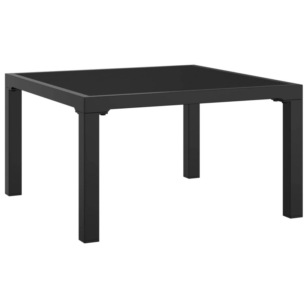 vidaXL Gartenhocker mit Kissen Schwarz und Grau Poly Rattan