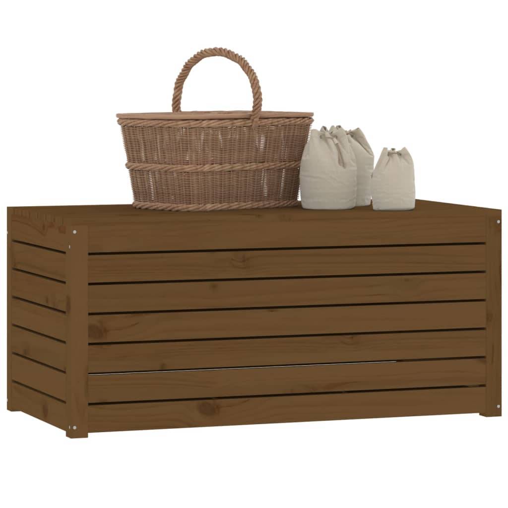 vidaXL Gartenbox Honigbraun 101x50,5x46,5 cm Massivholz Kiefer