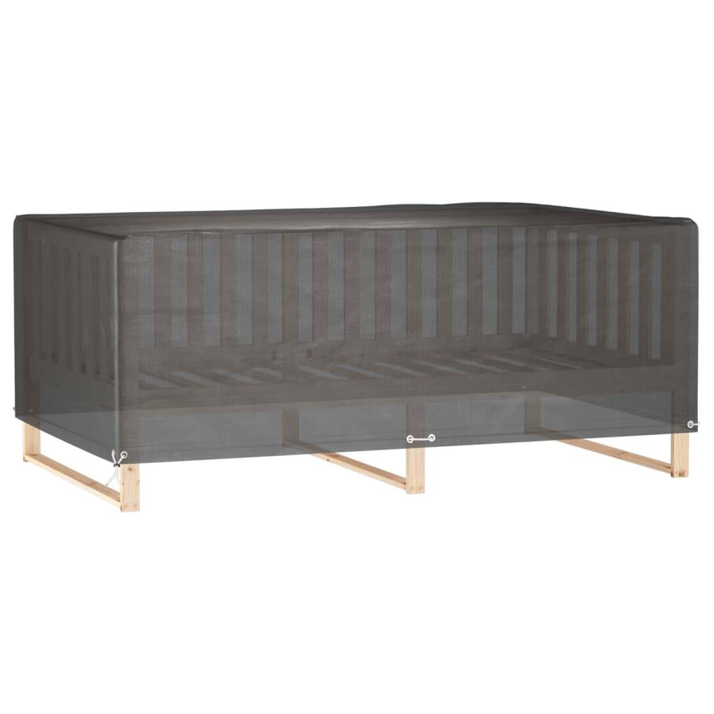 vidaXL Gartenmöbel-Abdeckungen 2 Stk. 12 Ösen 227x152x65 cm Rechteckig