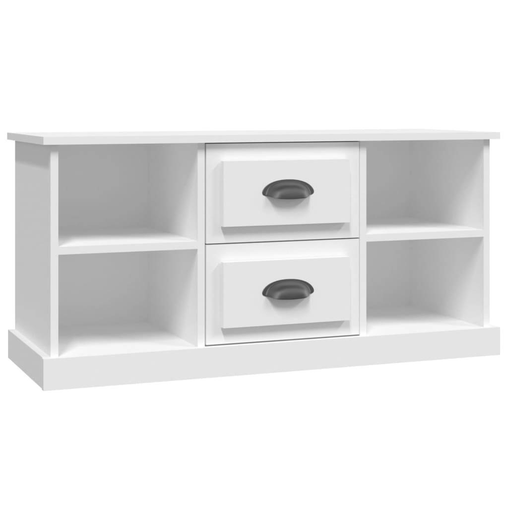vidaXL TV-Schrank Weiß 99,5x35,5x48 cm Holzwerkstoff
