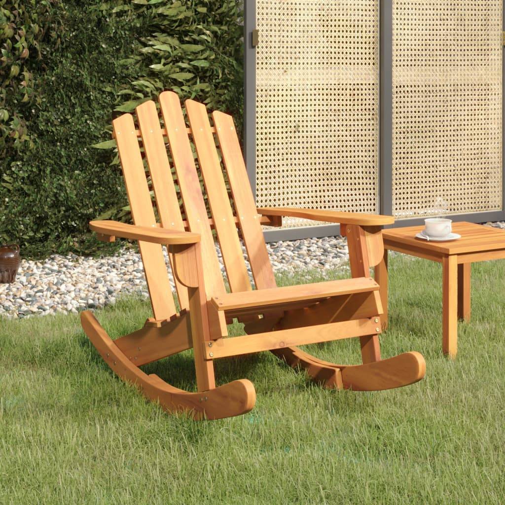vidaXL Adirondack-Schaukelstuhl Massivholz Akazie