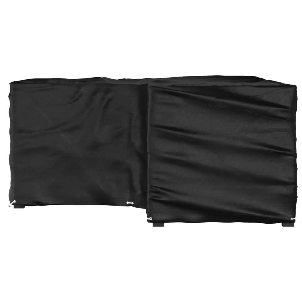 vidaXL Gartenmöbel-Abdeckung in L-Form 12 Ösen 185x185x90 cm