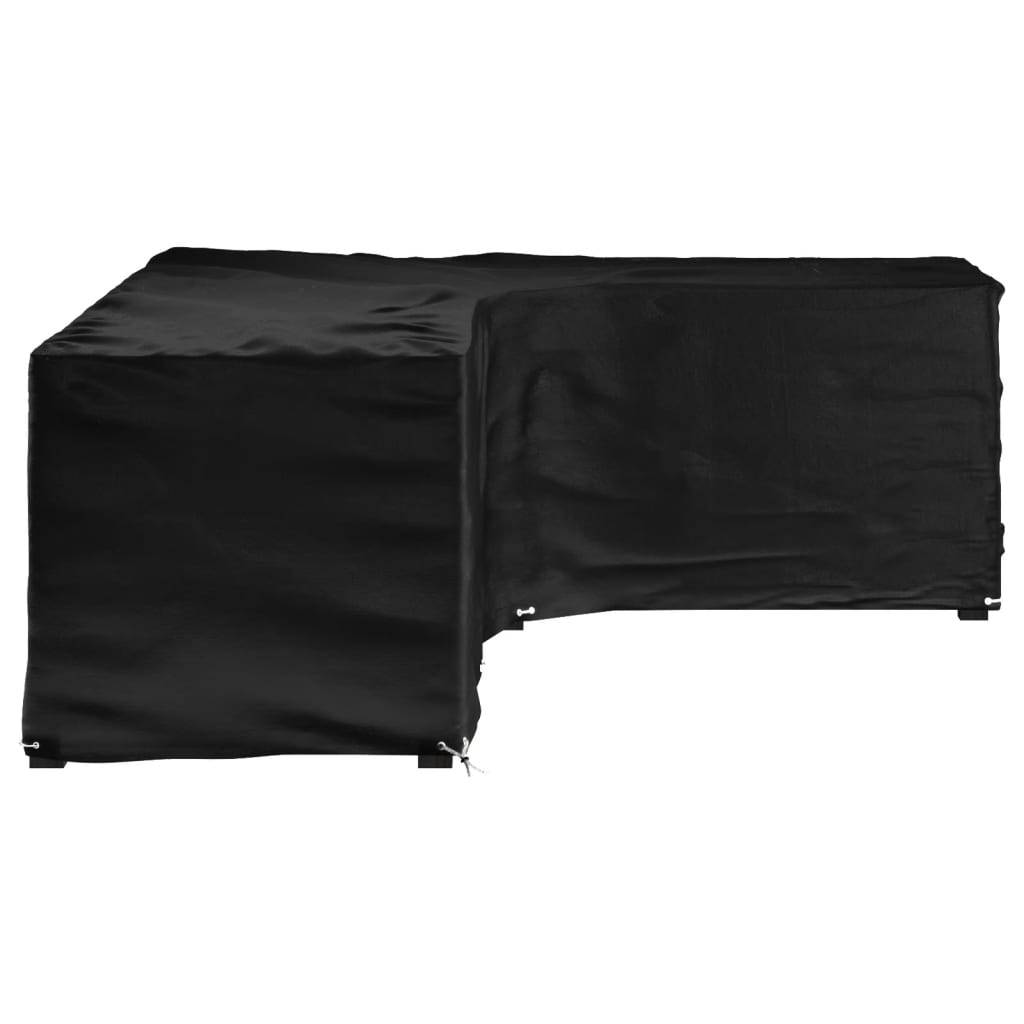 vidaXL Gartenmöbel-Abdeckung in L-Form 16 Ösen 260x210x80 cm