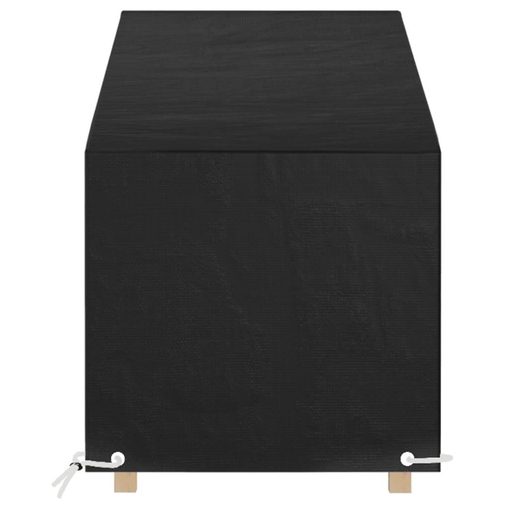 vidaXL Abdeckung für Sonnenliege 12 Ösen 205x75x40/70 cm Polyethylen