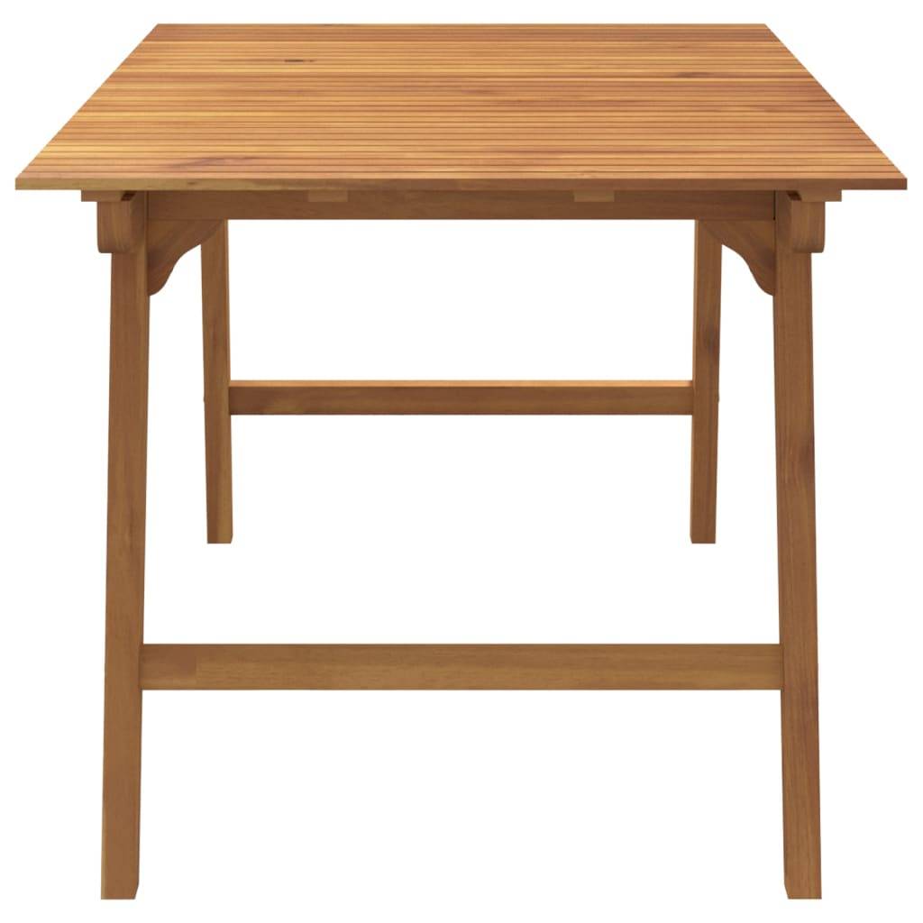 vidaXL Gartentisch 150x90x75 cm Massivholz Akazie