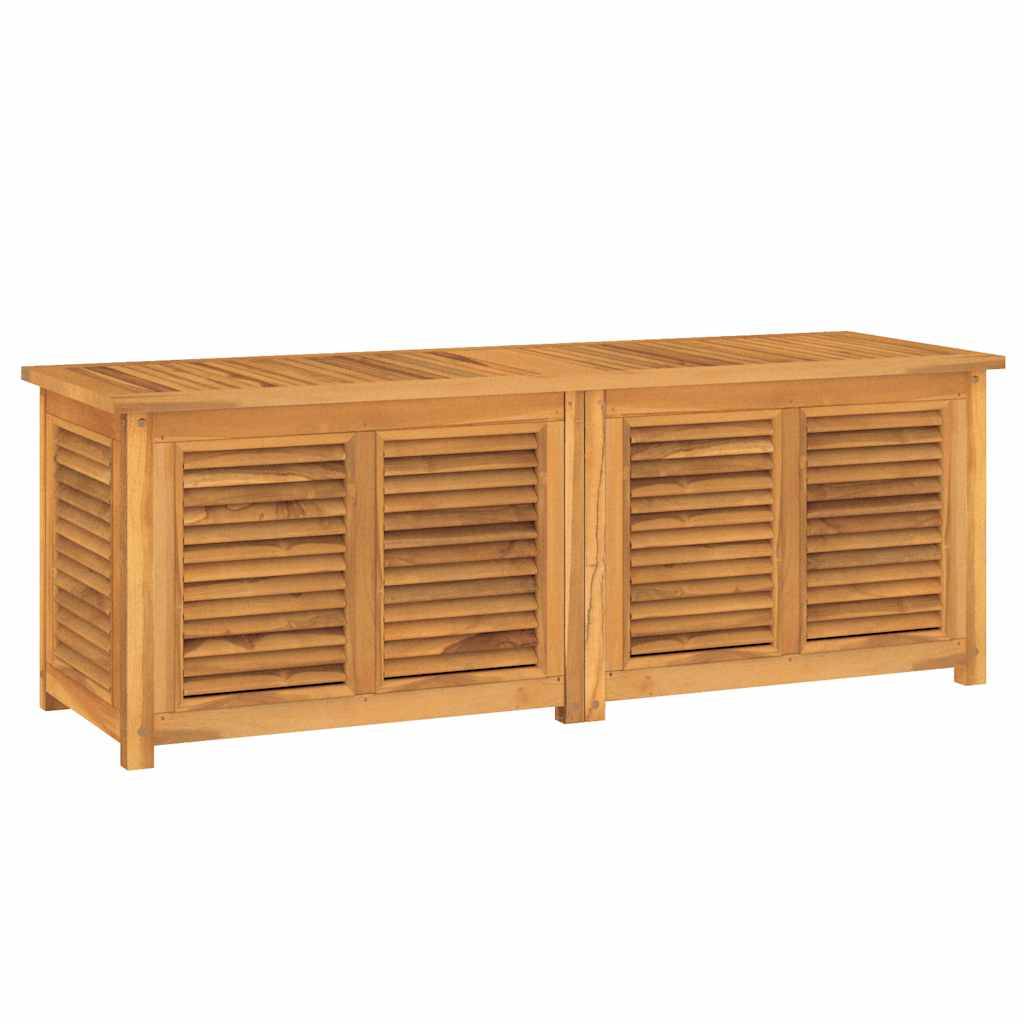 vidaXL Gartenbox mit Beutel 150x50x55 cm Massivholz Teak
