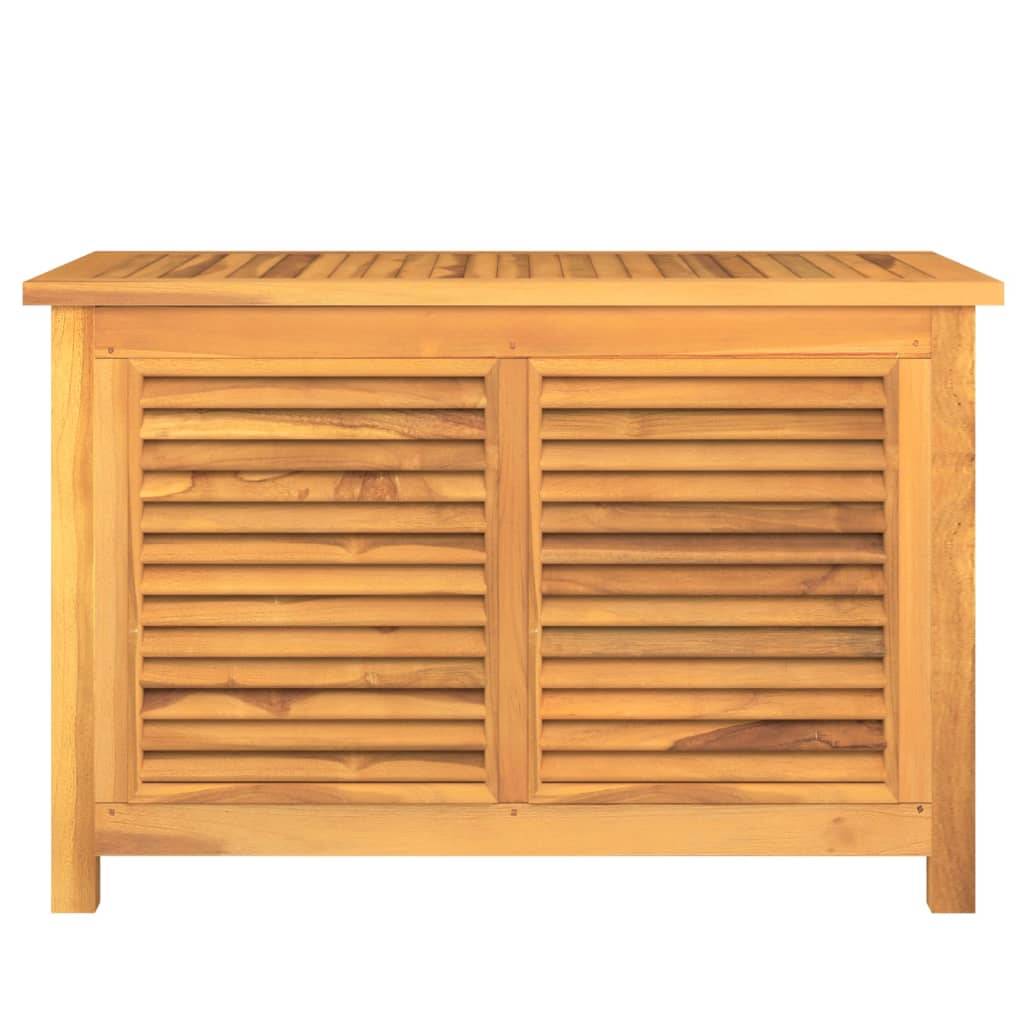 vidaXL Gartenbox mit Beutel 90x50x58 cm Massivholz Teak
