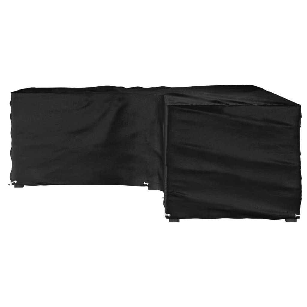 vidaXL Gartenmöbel-Abdeckung in L-Form 18 Ösen 220x285x80 cm