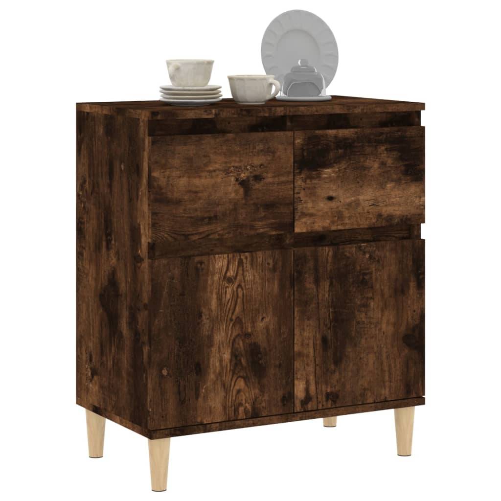 vidaXL Sideboard Räuchereiche 60x35x70 cm Holzwerkstoff